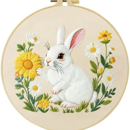 Cross Stitch Embroidery Kit for Beginners | Rabbit
