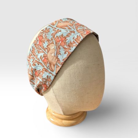 Luxury Squirrel and Acorn Reversible Headband, 2-in-1 Hair Band