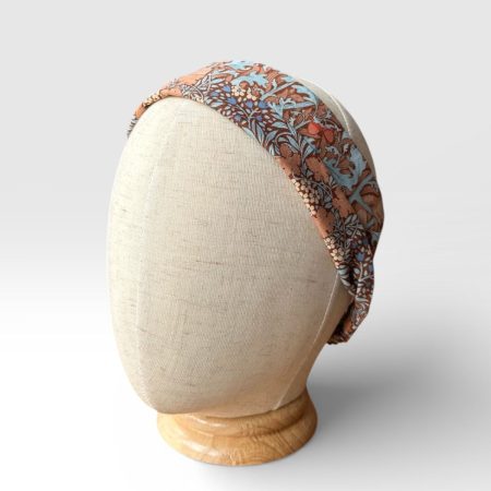 Luxury Squirrel and Acorn Reversible Headband, 2-in-1 Hair Band