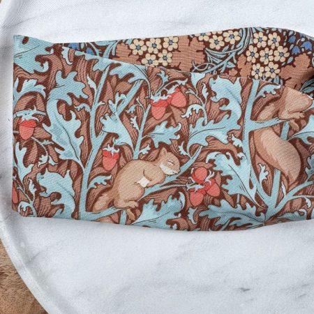 Luxury Squirrel and Acorn Reversible Headband, 2-in-1 Hair Band