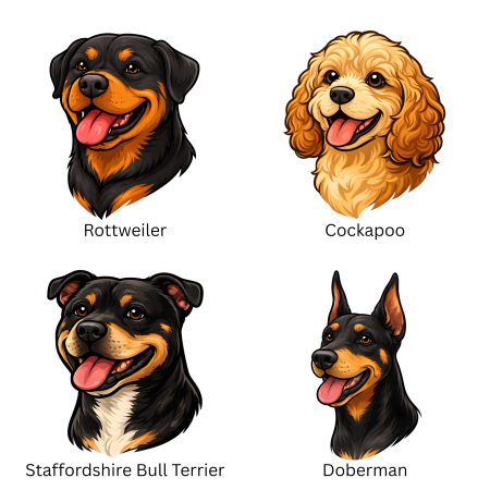 Dog Breed T-Shirt | Custom Dog Lover Gift | Cute Tee