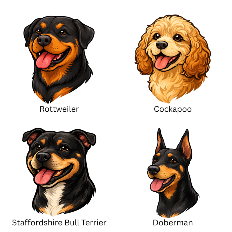 Dog Breed T-Shirt | Custom Dog Lover Gift | Cute Tee