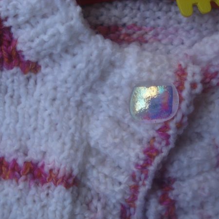 Childs Orange, Red And White Striped Bolero, Cardigan