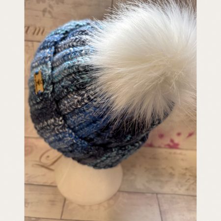 Crocheted Pom Pom Hat - Unisex