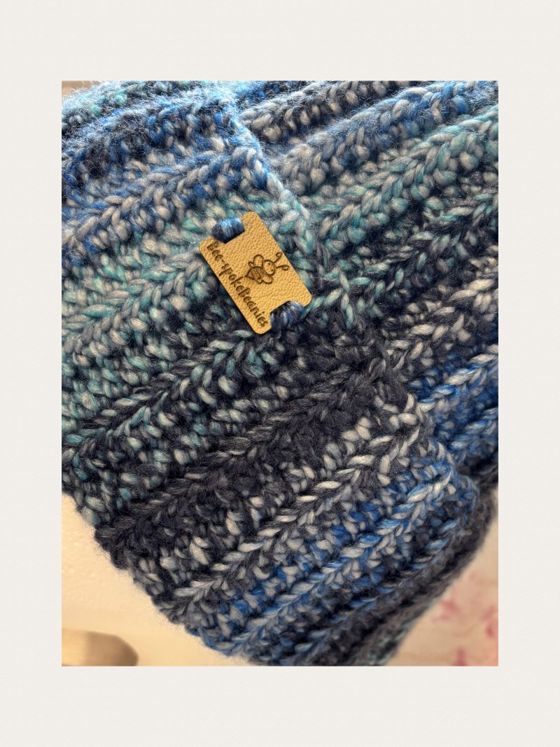 Crocheted Pom Pom Hat - Unisex