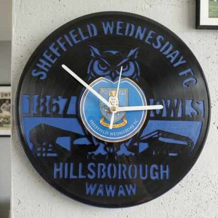 Reclaimed Sheffield Wednesday clock