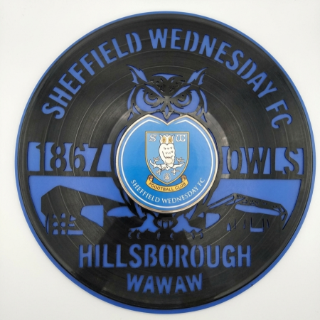 Reclaimed Sheffield Wednesday clock