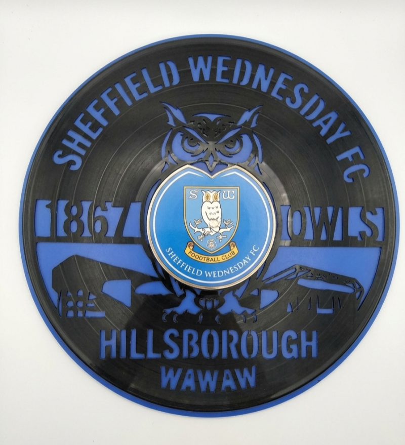 Reclaimed Sheffield Wednesday clock