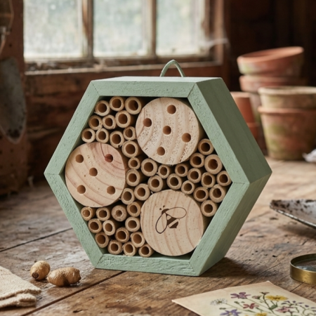 Mason Bee Hex House