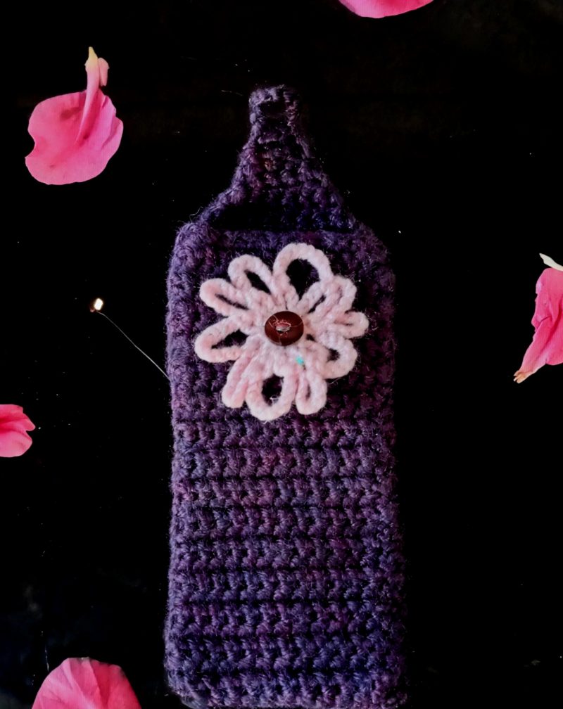 Crochet Handmade Small Glasses case
