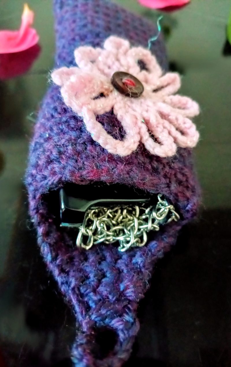 Crochet Handmade Small Glasses case