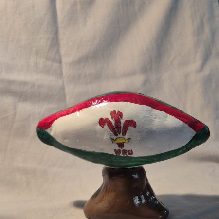 Clay rugby ball