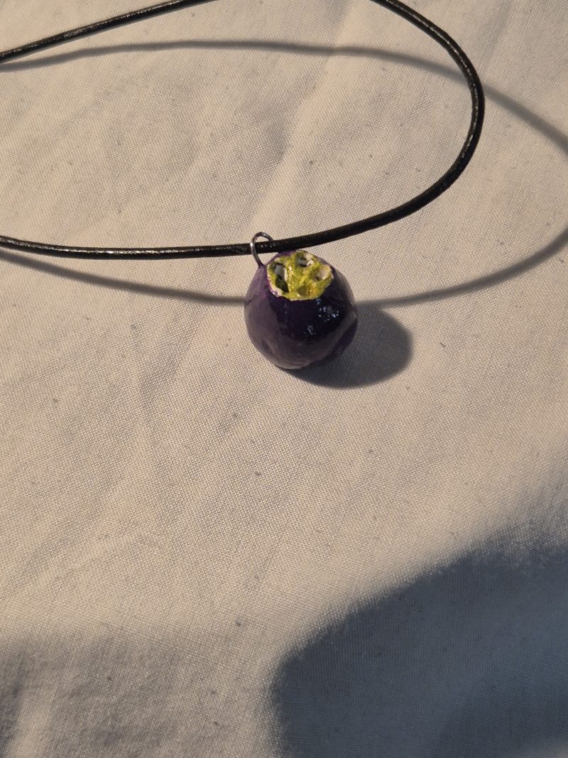 Food charm necklaces