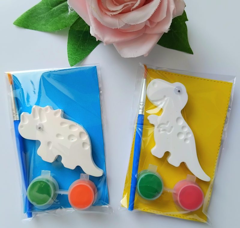Paint Your Own Plaster Dinosaur Craft Activity, Dinosaur Gift, Dinosaur Party Bag Filler,Kids Party Activity 🦕