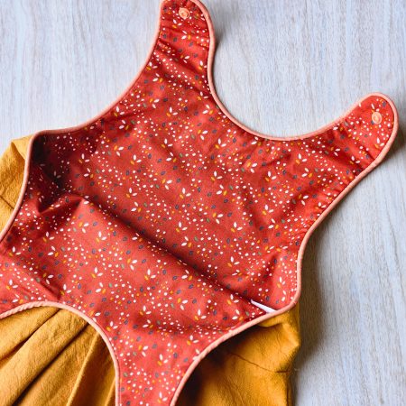 Handmade Toddler Dress | Linen Feel Fabric | Custom Embroidered Pocket