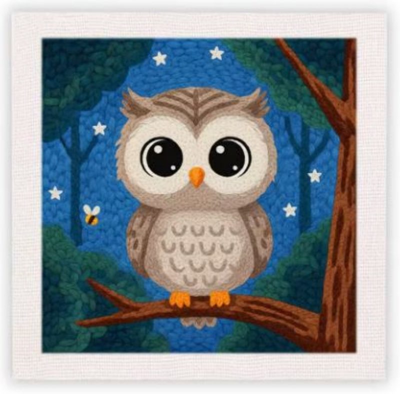 Punch Needle Kit | Owl