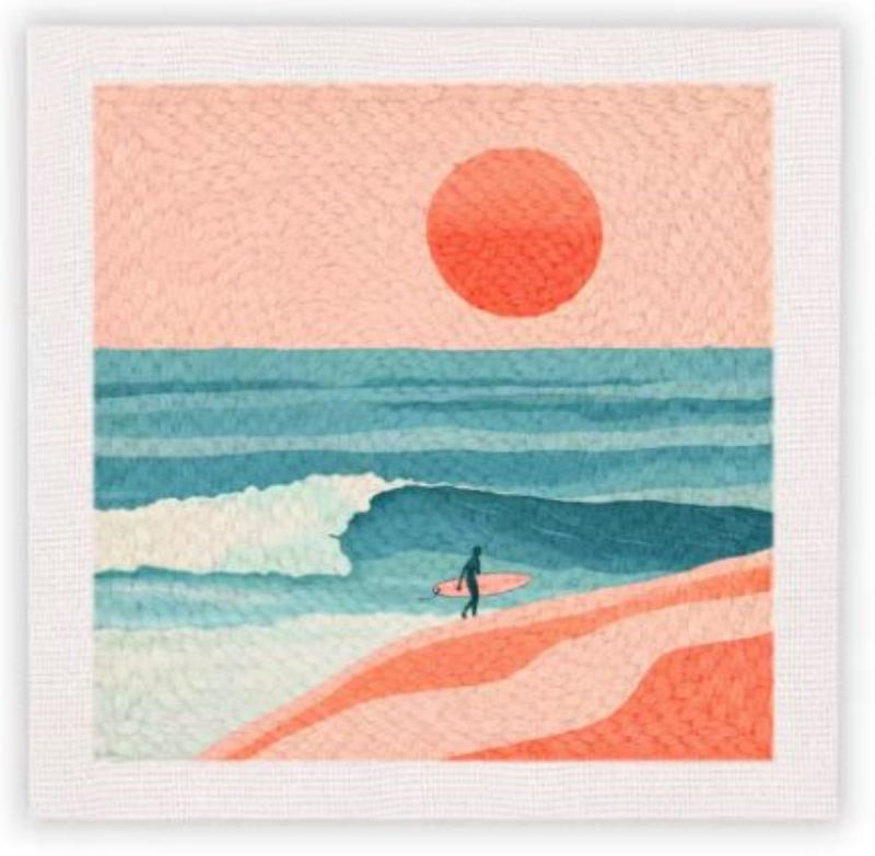 Punch Needle Kit | Surfing
