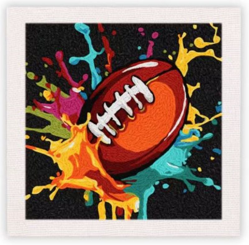 Punch Needle Kit | American Football