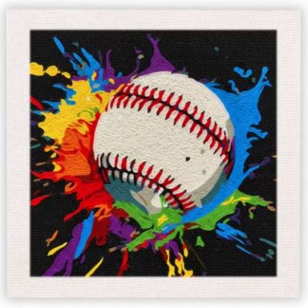 Punch Needle Kit | Baseball