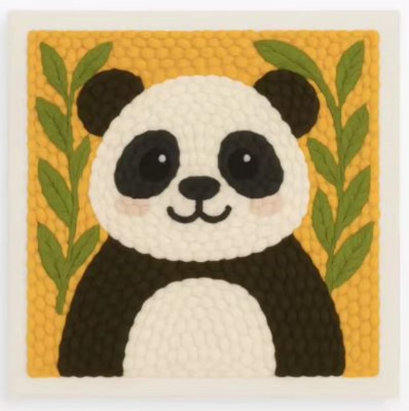 Punch Needle Kit | Panda