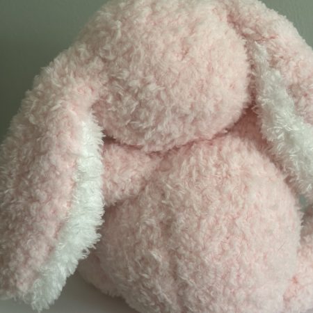 Hand Knitted Soft Toy Rabbit, Lightweight and Cuddly