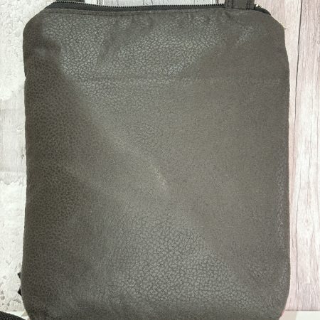 Black and Pink Dog Walking Crossbody Bag