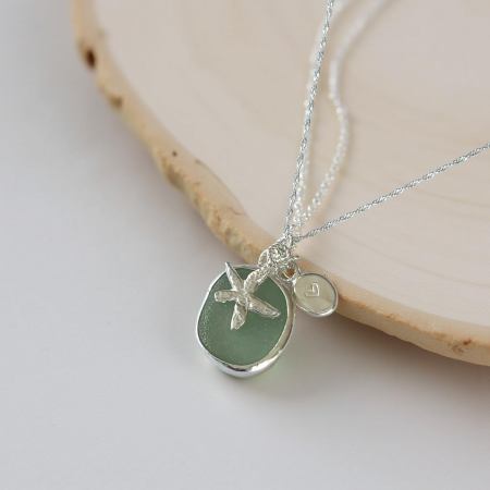 Sea Glass Charm Necklace