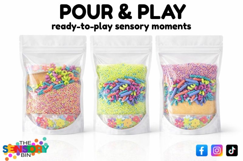 Pour and Play Combo set - Sensory filler bags