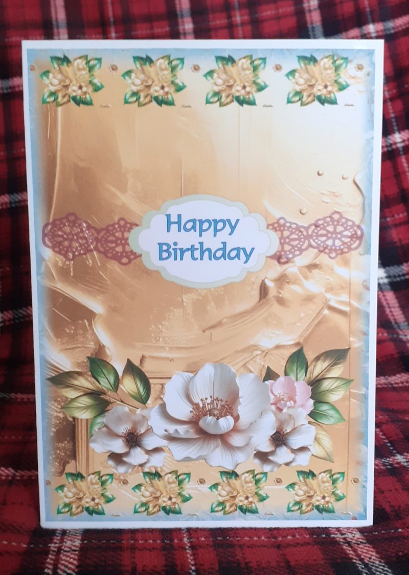Handmade Keepsake Birthday Card