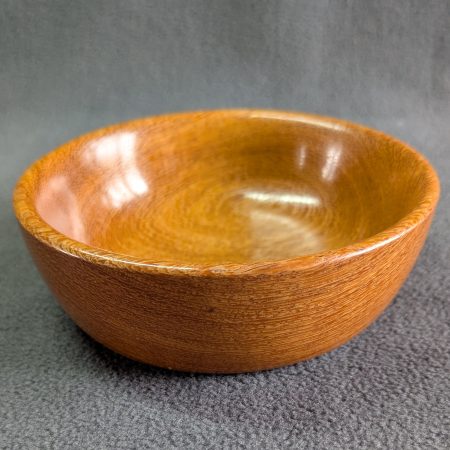 Hand turned wooden bowl made from wild mango