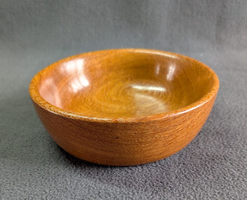 Hand turned wooden bowl made from wild mango