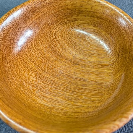 Hand turned wooden bowl made from wild mango