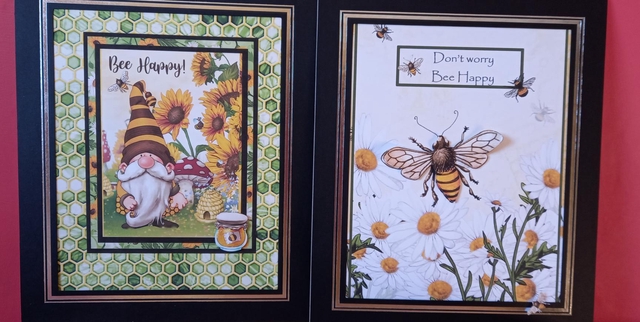 Bee Theme Mounted Pictures