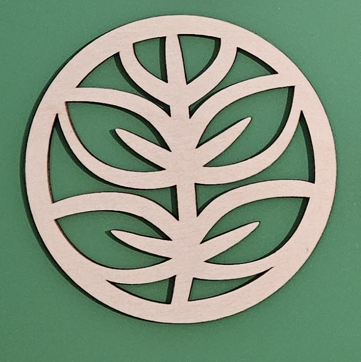 Coasters leaf design