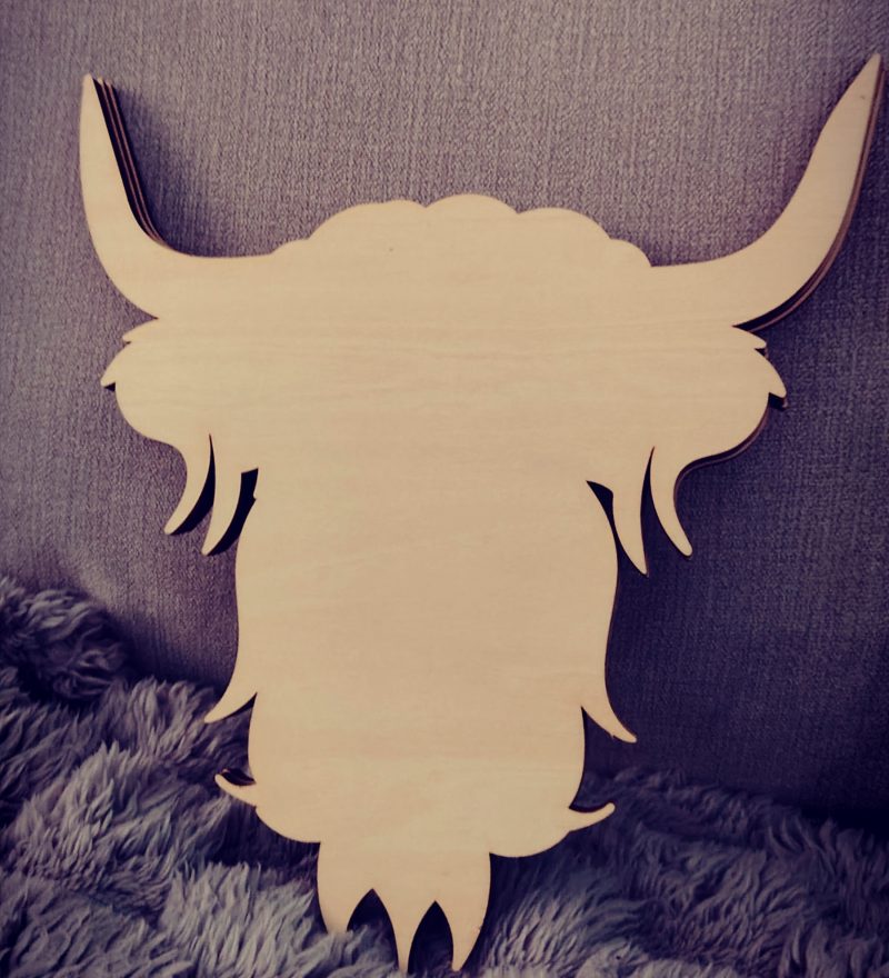 Multi-layered Highland Cow