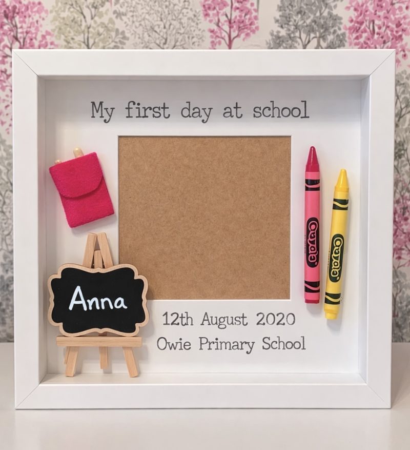 Personalised My First Day at School Frame