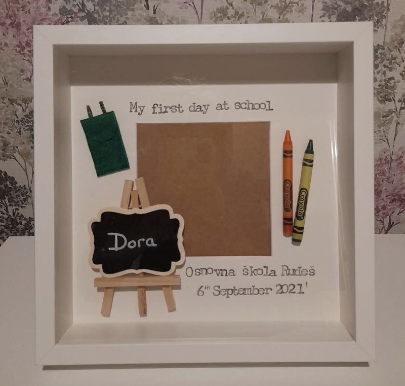 Personalised My First Day at School Frame