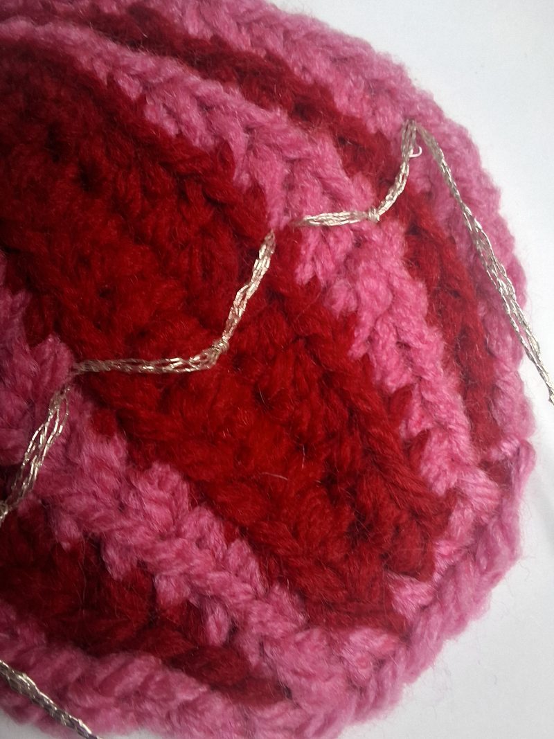 Handmade Crochet Hot Air Balloon New Baby Card – Baby Girl Card – Welcome to the World – Unique Keepsake Card