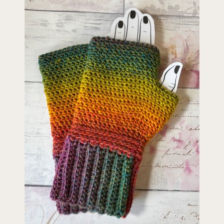 Crocheted Fingerless Gloves / Mittens