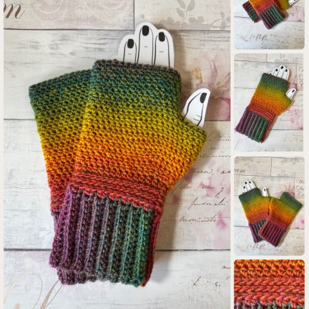 Crocheted Fingerless Gloves / Mittens