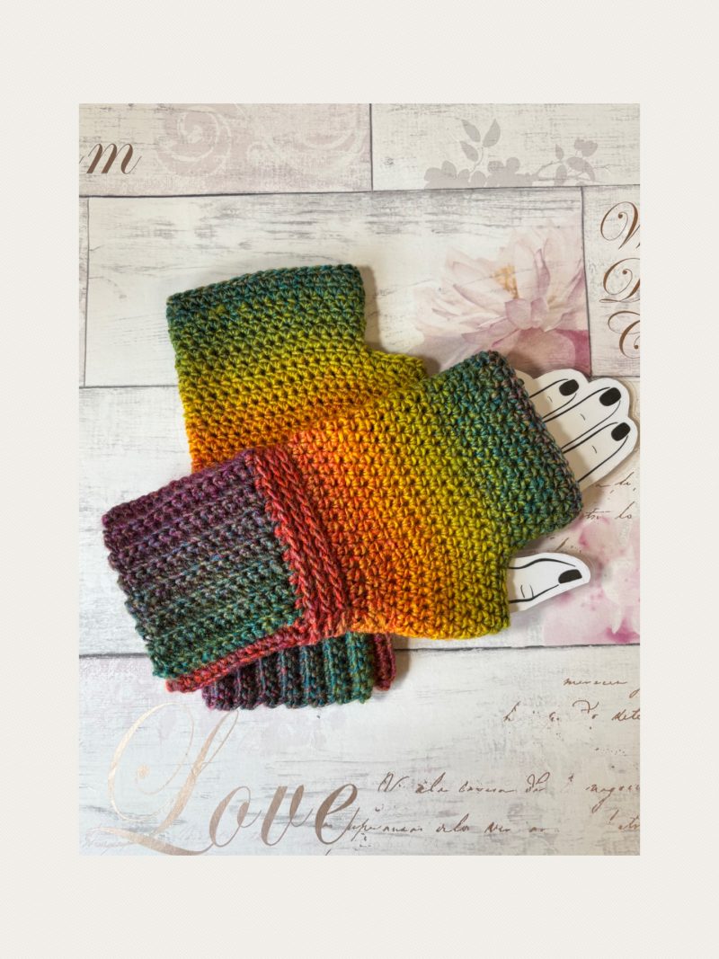 Crocheted Fingerless Gloves / Mittens