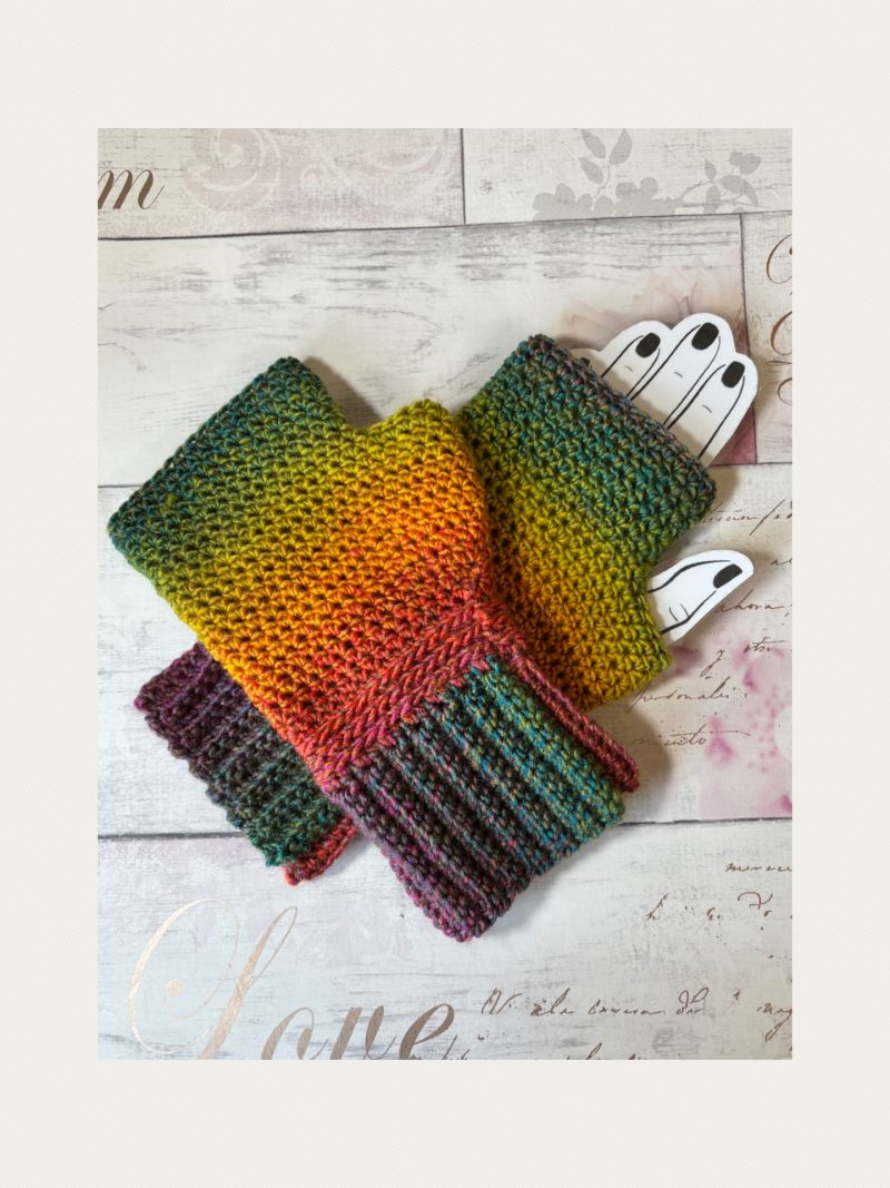 Crocheted Fingerless Gloves / Mittens