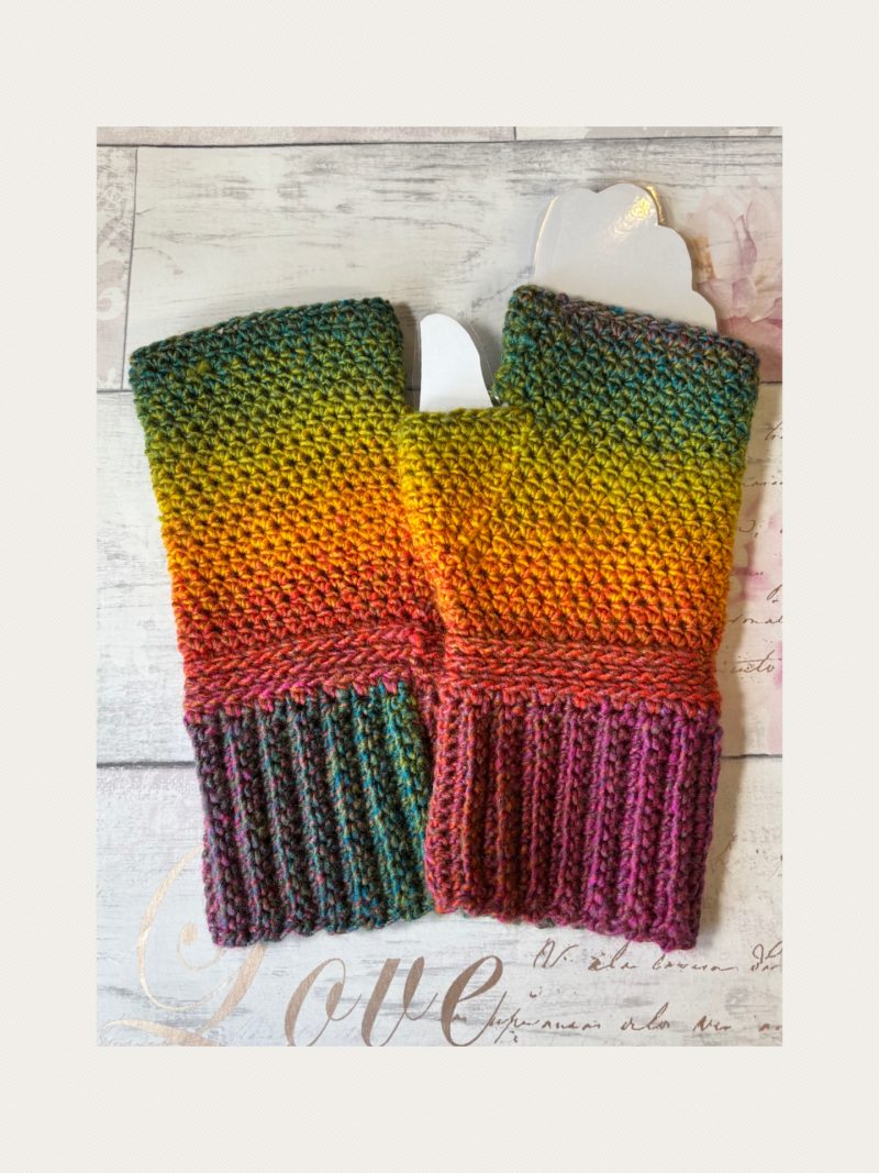 Crocheted Fingerless Gloves / Mittens