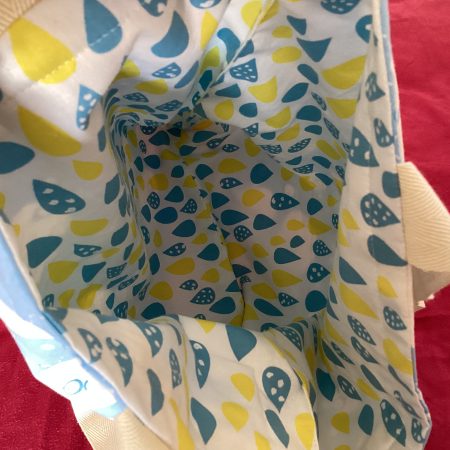 Gorgeous Handmade Reversible Thin, Lightweight Tote Bag plus Matching Medium Sized Purse