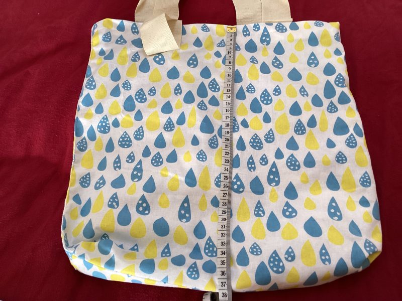 Gorgeous Handmade Reversible Thin, Lightweight Tote Bag plus Matching Medium Sized Purse