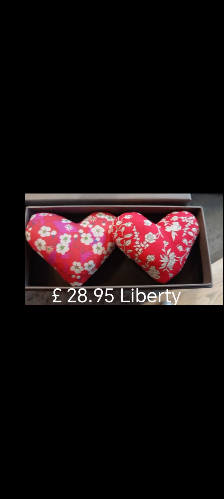 Handsewn Liberty Fabric Tana Lawn Pin Cushion Love Heart