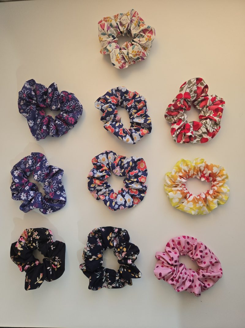 Cotton fabric Hair scrunchies/bobbles