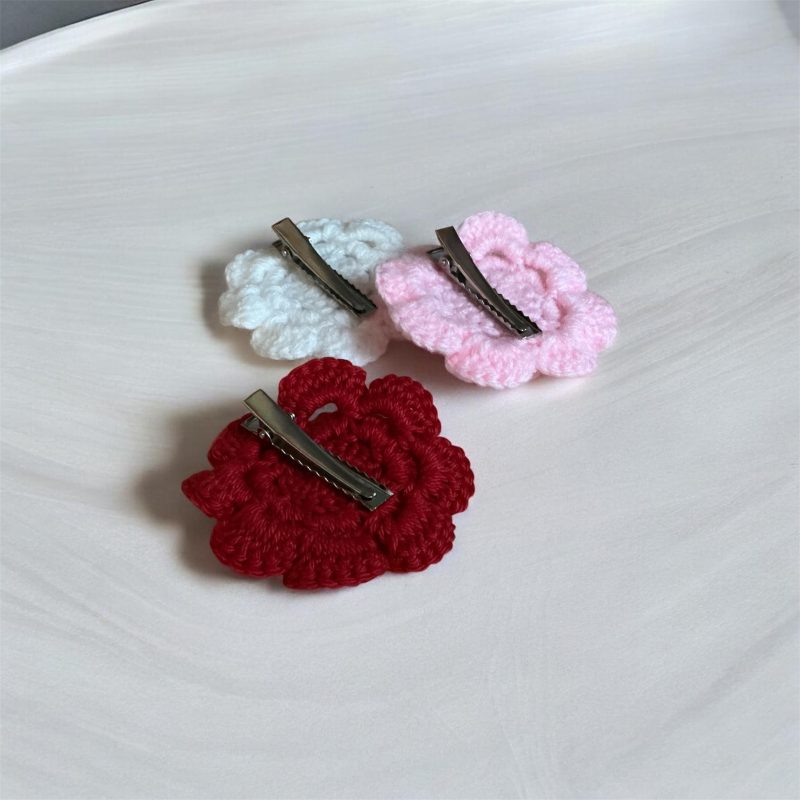 Handmade Crochet Hair Grips