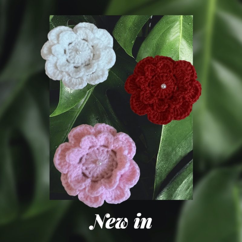 Handmade Crochet Hair Grips