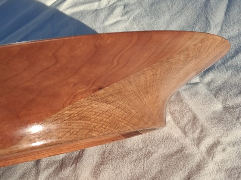 Jointed wood sculptured platter